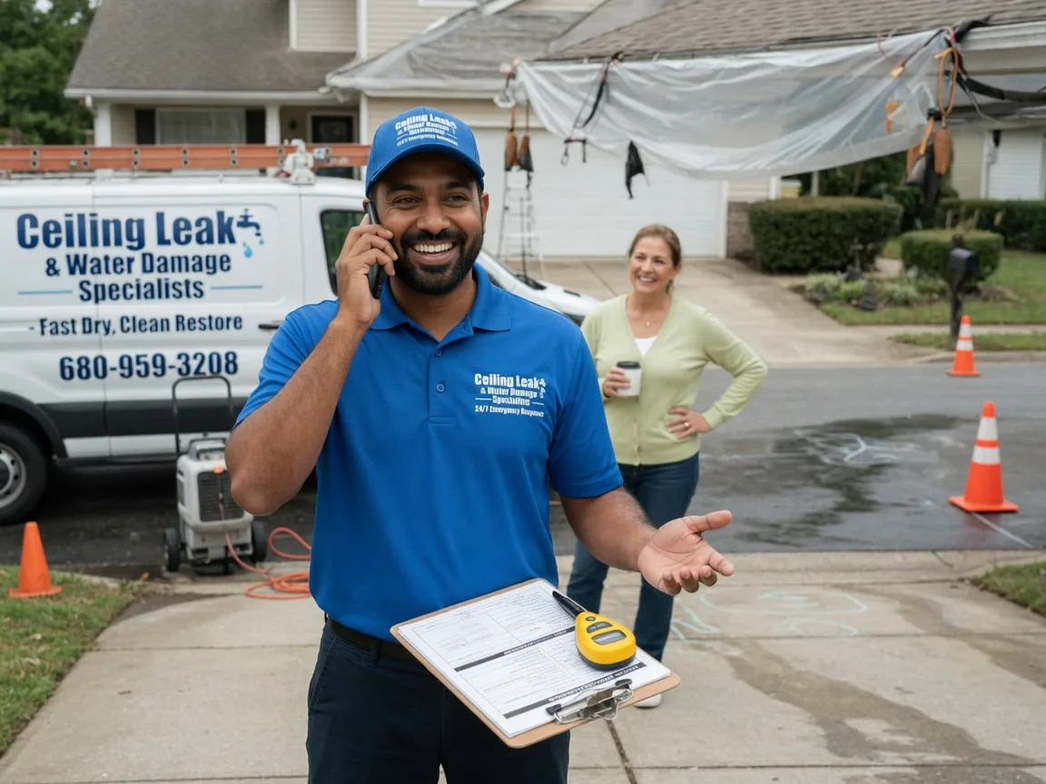 Ceiling Leak Cleanup New Eagle, PA FAQs